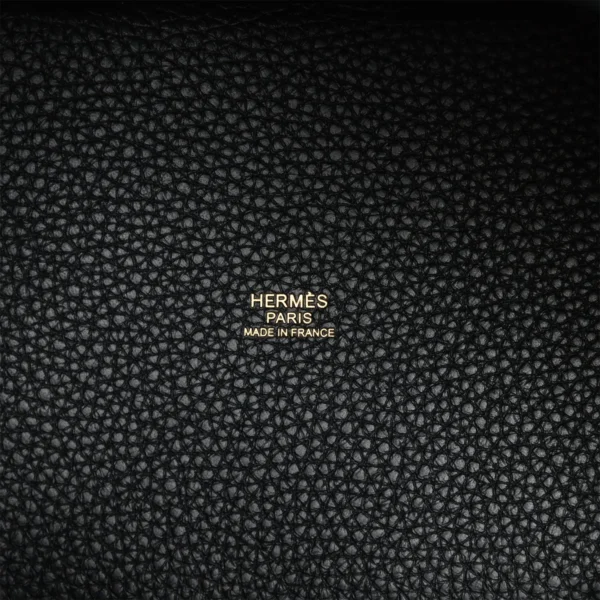 Hermès Picotin Lock 18 Black Clemence Gold Hardware