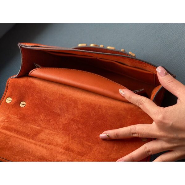 Dior J'adior Mongolian Lamb Handbag Burgundy In Mongolian Lamb