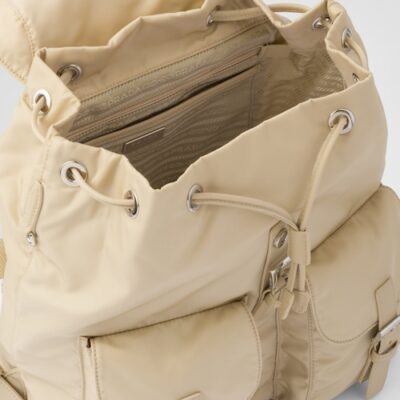 Prada Re-Nylon medium backpack - Desert Beige