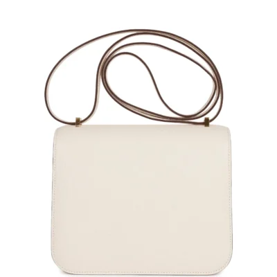 Hermès Constance 18 Nata Chevre Mysore Gold Hardware