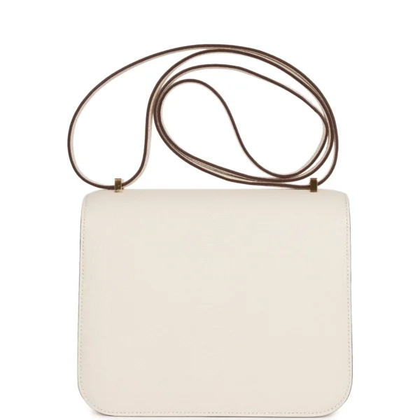 Hermès Constance 18 Nata Chevre Mysore Gold Hardware