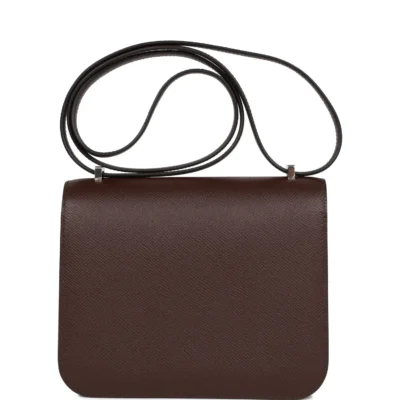 Hermès Constance 18 Rouge Sellier Epsom Palladium Hardware