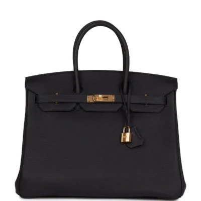 114bc26632eb5370d30aa0b2f9d9e2cb Hermès Birkin 35 Caban Clemence Gold Hardware