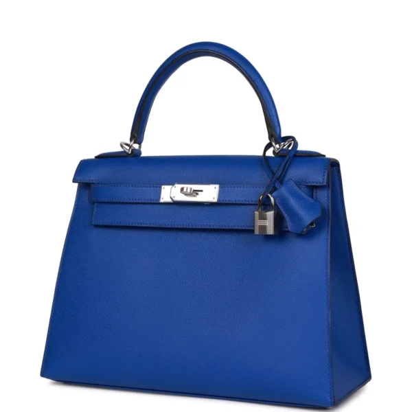 11e590133ba5a81e362e36e4e2d348d2 Hermès Bleu Royal Epsom Sellier Kelly 28cm Palladium Hardware