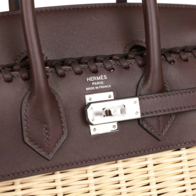 11f5b2811992974ecc9642fc9ff7dbf3 Hermès Picnic Sellier Birkin 25 Rouge Sellier Swift Palladium Hardware
