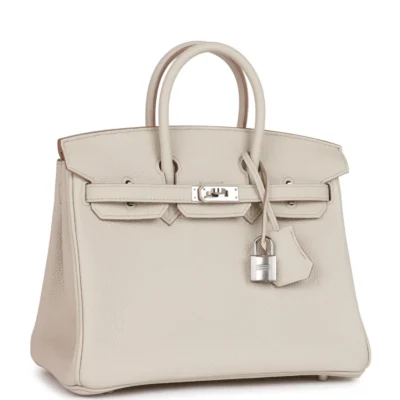 12035bb0761d0a8c28b70257d95c21c6 Hermès Birkin 25 Beton Togo Palladium Hardware