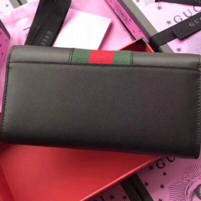 Gucci Sylvie leather continental wallet 476084
