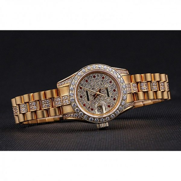 ساعة نسائية رولكس Datejust 622023 مينا باللون الأبيض
