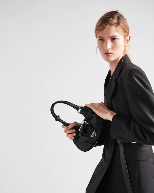 Prada Moon padded nappa-leather bag - Black
