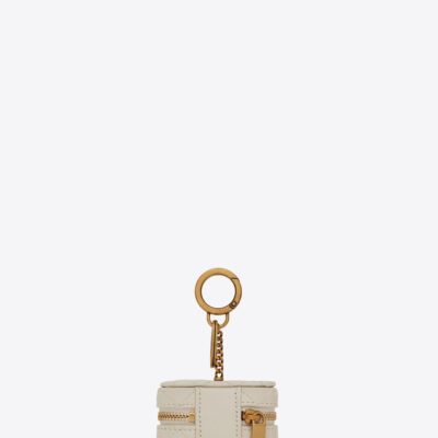 YSL Gaby Airpods Holder In Quilted Lambskin