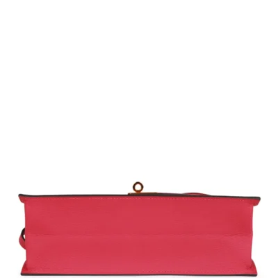 Hermès Kelly Danse Framboise Evercolor Gold Hardware