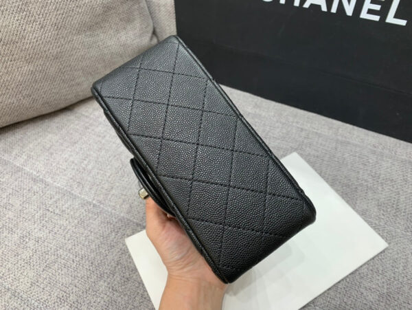 13346765065988922_76cafc72-686a-4d36-bd7f-47486afb5b6d MINI SQUARE FLAP BAG 17CM BLACK CAVIAR SILVER HARDWARE