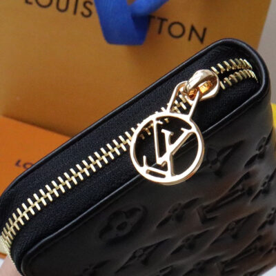 13349352750950874_bb6dd583-710b-449f-ad8c-b2669d7b9a0d ZIPPY WALLET 19 BLACK EMBOSSED LAMBSKIN