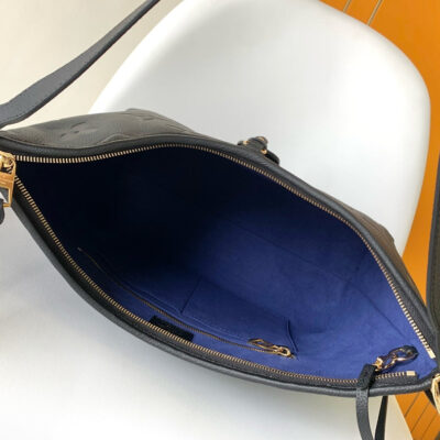 CARRYALL MM 39 BLACK MONOGRAM GRAINED COWHIDE LEATHER