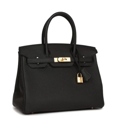 14546912566adc314f9eae99e6884d55 Hermès Birkin 30 Black Togo Gold Hardware