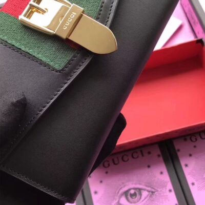 Gucci Sylvie leather continental wallet 476084