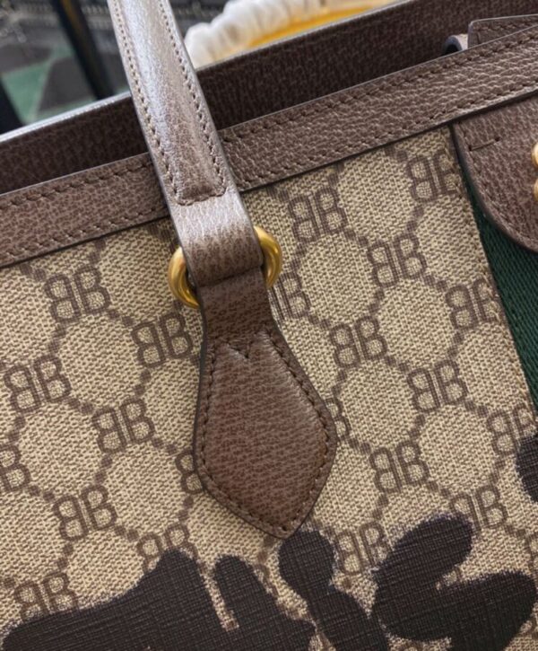 Balenciaga Hacker Graffiti Large Tote Bag Dark Coffee