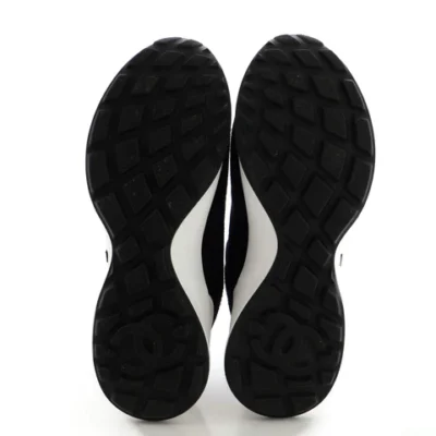 Chanel Women's CC Low-Top Sneakers Suede and Fabric