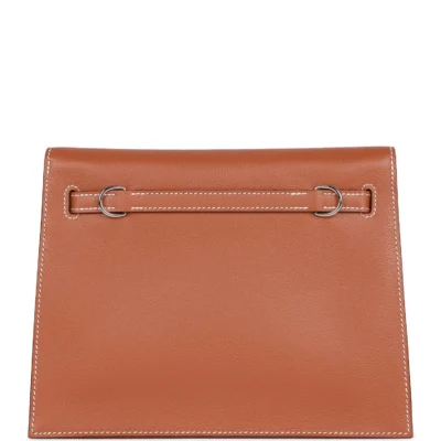 Hermès Kelly Danse Gold Evercolor Palladium Hardware