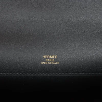 Hermès Kelly Cut Black Swift Gold Hardware