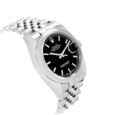 Rolex Datejust 116200BKSJ 36MM Black Dial Silver-tone Case