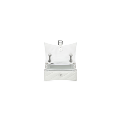 WOMEN'S CRUSH SMALL CHAIN BAG QUILTED IN OPTIC WHITE