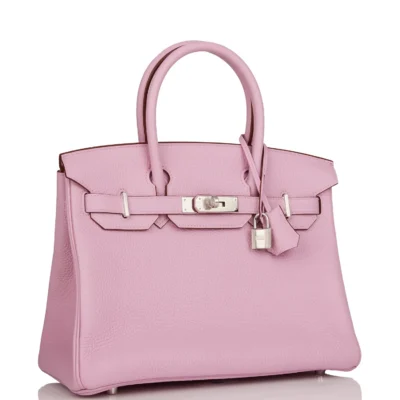 Hermès Birkin 30 Mauve Sylvestre Clemence Palladium Hardware