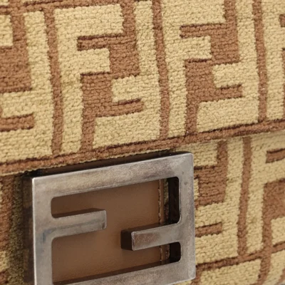 Fendi Baguette Monogram Jacquard Midi Shoulder Bag
