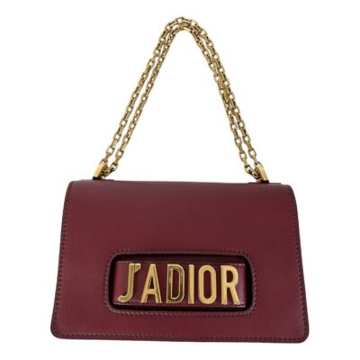حقيبة يد Dior J'adior Mongolian Lamb Burgundy بلون Mongolian Lamb