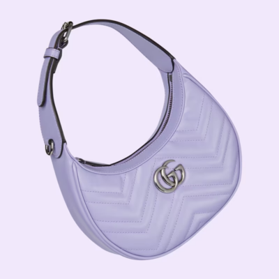 GG Marmont half-moon-shaped mini bag