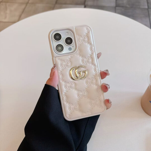 1741162063839 Luxury GG Quilted Lady Phone Case