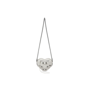 pour femme LE CAGOLE HEART MINI sac en OPTIC blanc