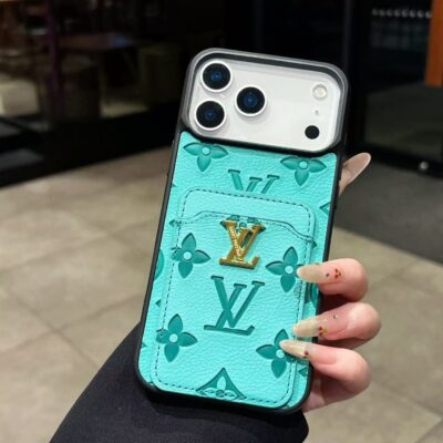 Premium Textured Case with Integrated Card Slot for iPhone 12-18 Pro & Pro Max