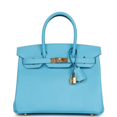 178db8295c5ee79554b1992871e316ea Hermès Birkin 30 Celeste Epsom Gold Hardware