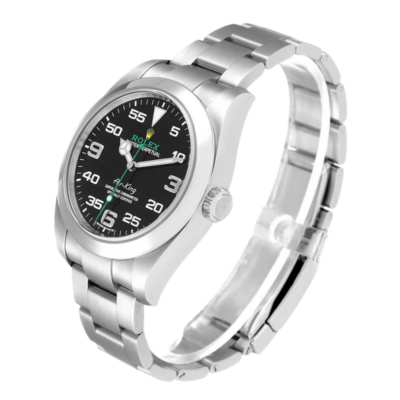 Rolex Air-king m116900-0001 40MM Black Dial Silver-tone Case