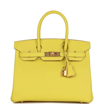 18622e33946bc9977052a6196430a7cc-1 Hermès Birkin 30 Lime Epsom Gold Hardware