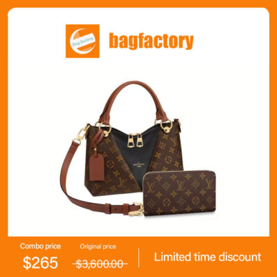 LOUIS VUITTON V tote BB long wallet 2-piece set deals Ref:M43976+M60017