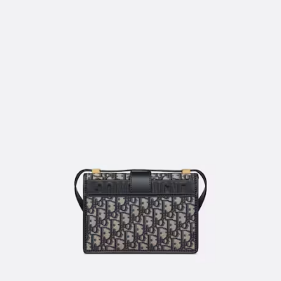 SMALL 30 MONTAIGNE BAG Blue Dior Oblique Jacquard