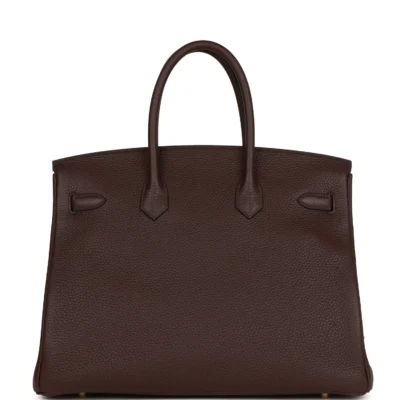 Hermès Birkin 35 Rouge Sellier Clemence Gold Hardware