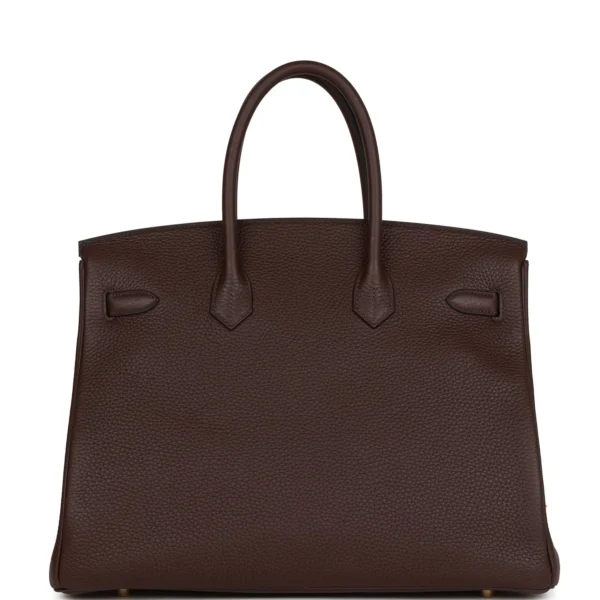 Hermès Birkin 35 Rouge Sellier Clemence Gold Hardware