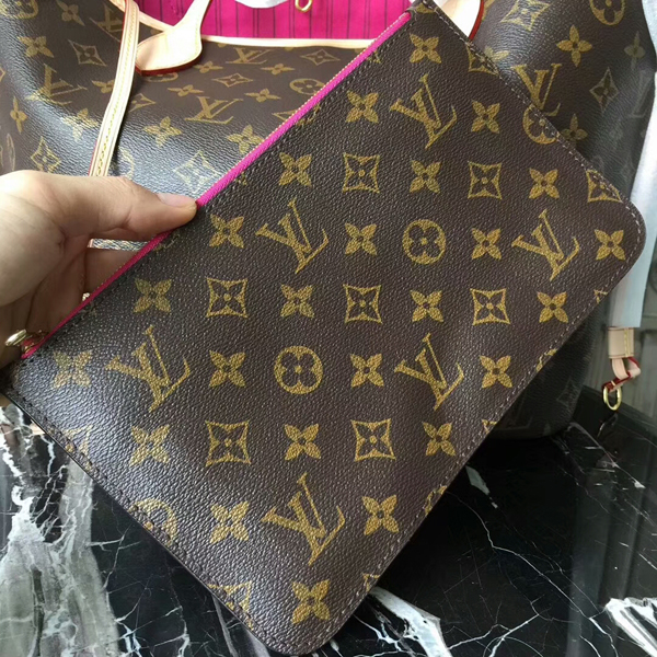路易威登 M41178 Neverfull MM Monogram 帆布单肩包