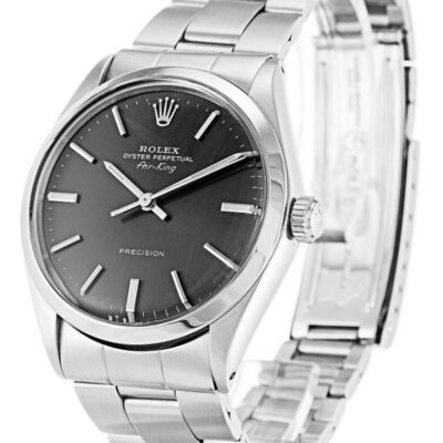 Rolex Air-king 1314875 Grey Baton Dial Unisex 34MM