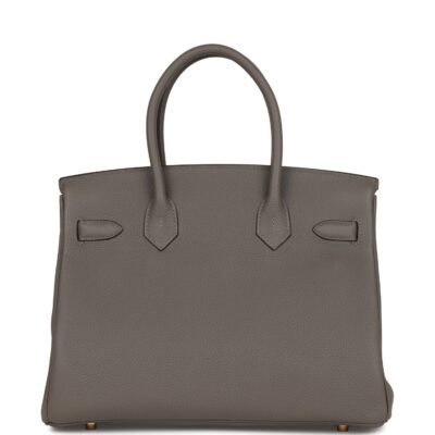 Hermès Birkin 30 Gris Meyer Togo Gold Hardware