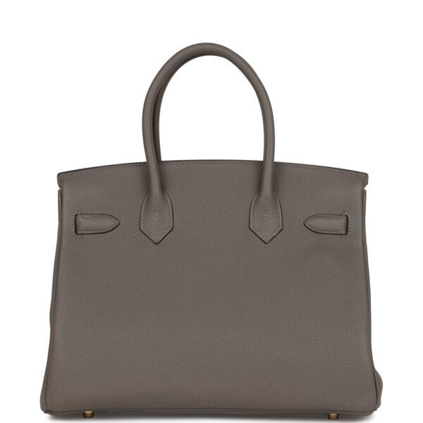 Hermès Birkin 30 Gris Meyer Togo Gold Hardware