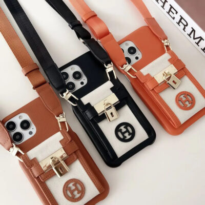 H iPhone Case with cardholder