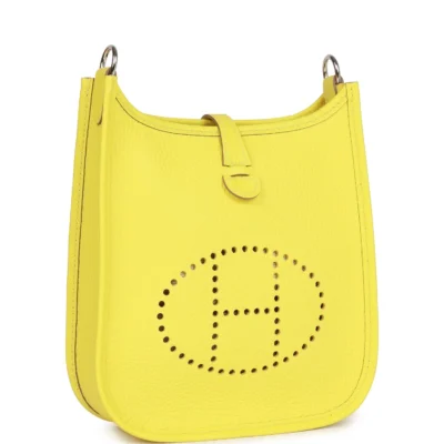 Hermès Evelyne TPM Lime Clemence Palladium Hardware