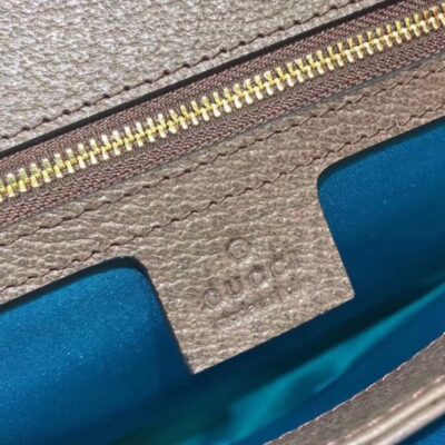 حقيبة كتف غوتشي Ophidia GG 503876 متوسطة باللون البني الداكن