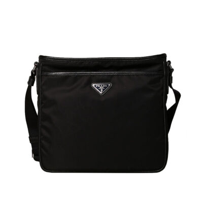 Prada Messenger Nylon Bag in Black