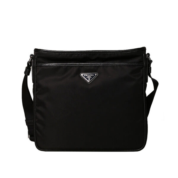 Prada Messenger Nylon Bag in Black