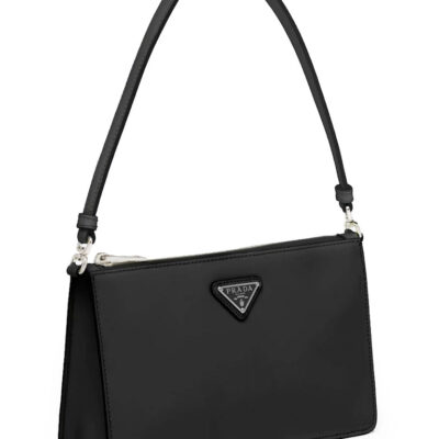 حقيبة صغيرة Prada Brushed جلد